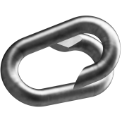 Steel barrier chain links | Connecting link | galvanized